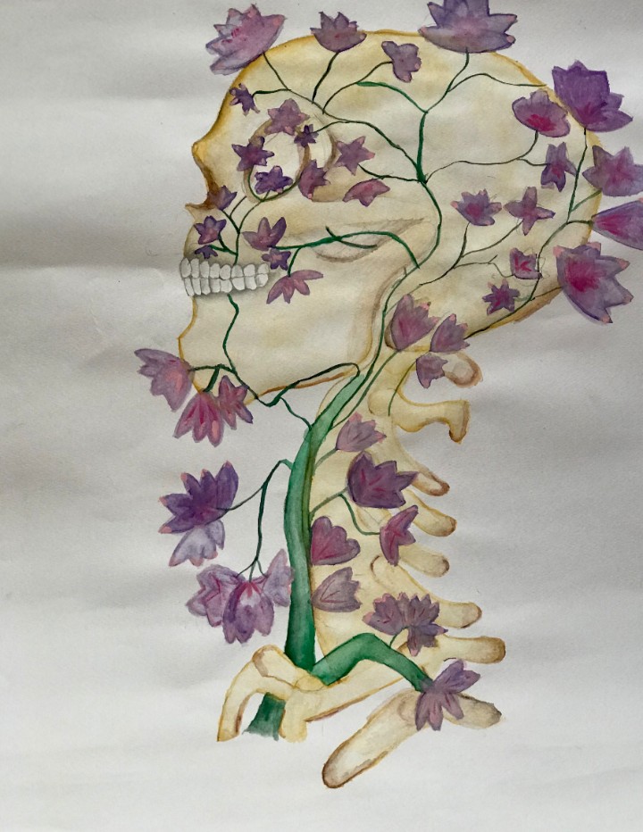 FLORECER Sofía Villaseñor González Acuarela. En esta pintura se representa el florecer y el amor propio y como de nosotros pueden salir cosas increíbles y lo importante que es dejar todo para florecer de nuevo. El amor es un sentimiento intenso que normalmente se siente hacia otra persona. Sentir amor por alguien implica una serie de emociones intensas: deseo, celos, afinidad e incluso puede vivirse como algo doloroso y contradictorio. De todas formas, existe una variante de esta pasión interior, el amor propio. De una manera sencilla, podríamos definirlo como el respeto hacia uno mismo. Suele afirmarse que seremos queridos por los demás siempre y cuando previamente seamos nosotros quienes nos queramos. Por este motivo, la autoestima es el elemento esencial de esta versión del amor. La idea de llevarnos bien y querernos tal y como somos es un requisito necesario para que el amor pueda proyectarse a los demás.